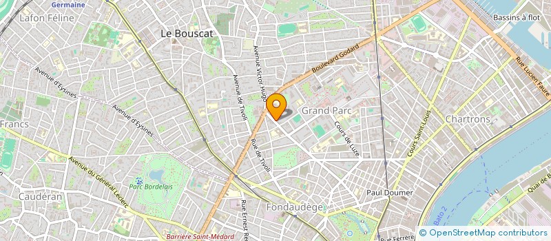 localisation de l'entreprise SYND COPRO RES LES NOISETIERS  BORDEAUX