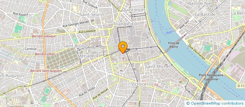 localisation de l'entreprise SYND COPRO RES LES PALANQUES  BORDEAUX