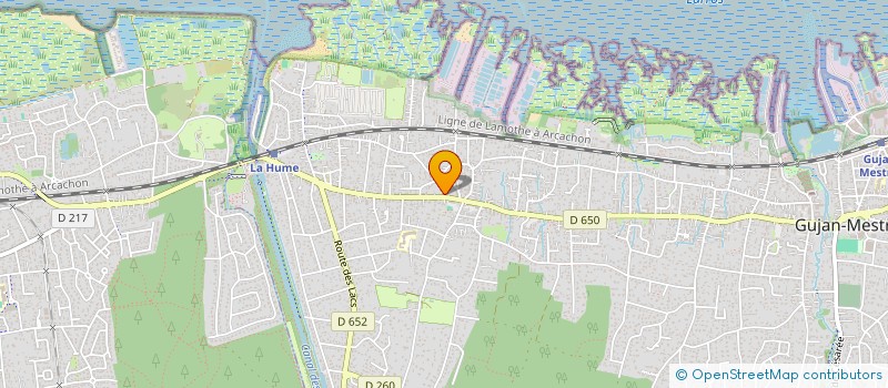 localisation de l'entreprise SYND COPRO RES LES PATIOS DE MEYRAN  GUJAN-MESTRAS