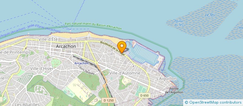 localisation de l'entreprise SYND COPRO RES LES REGATES  ARCACHON