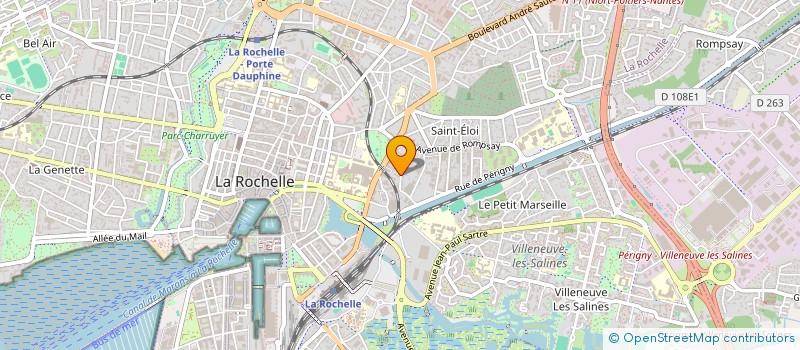 localisation de l'entreprise SYND COPRO RES LES SAUNIERS  LA ROCHELLE