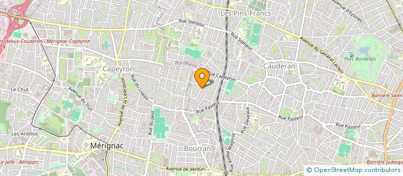 localisation de l'entreprise SYND COPRO RES LES SORBIERS  BORDEAUX