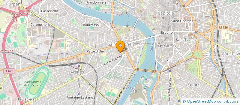localisation de l'entreprise SYND COPRO RES LOMENIE DE BRIENNE C à TOULOUSE