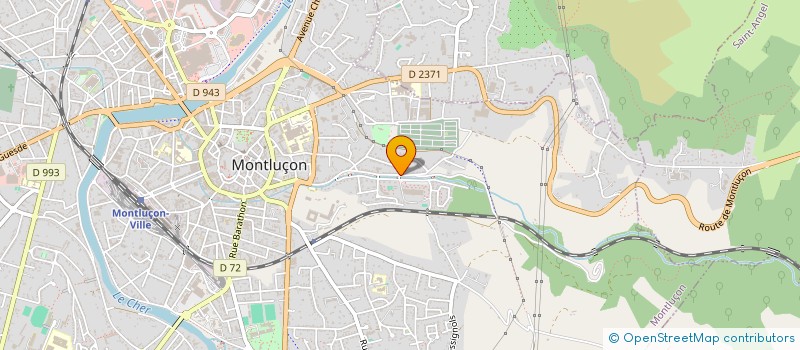 localisation de l'entreprise SYND COPRO RES M. DE L HOSPITAL à MONTLUCON