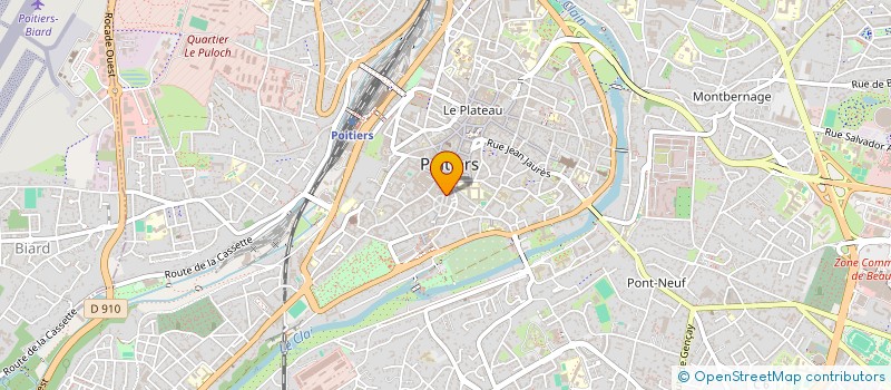 localisation de l'entreprise SYND COPRO RES MAGENTA  POITIERS