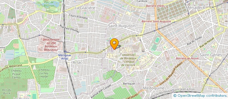 localisation de l'entreprise SYND COPRO RES MAITRE JEAN  BORDEAUX