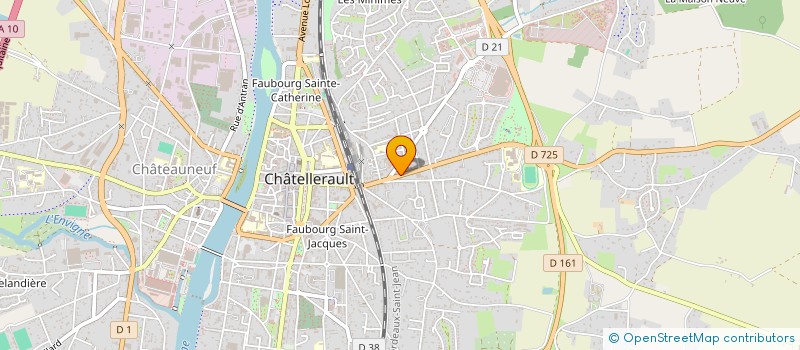 localisation de l'entreprise SYND COPRO RES MARECHAL LECLERC  CHATELLERAULT