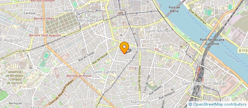 localisation de l'entreprise SYND COPRO RES MILLIERE  BORDEAUX