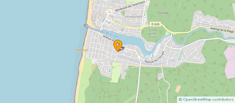 localisation de l'entreprise SYND COPRO RES MIMOSAS  MIMIZAN