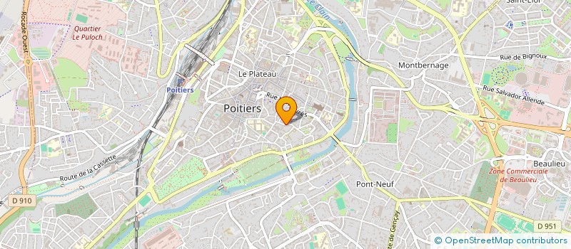 localisation de l'entreprise SYND COPRO RES MINERVE  POITIERS