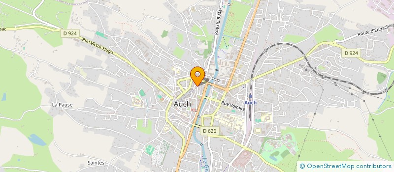 localisation de l'entreprise SYND COPRO RES MIRABEAU  AUCH