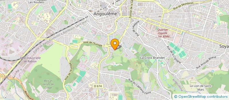 localisation de l'entreprise SYND COPRO RES MON DESIR à ANGOULEME