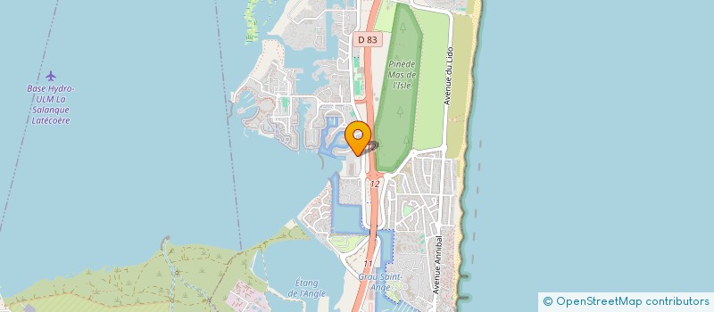 localisation de l'entreprise SYND COPRO RES NAUTICA  LE BARCARES