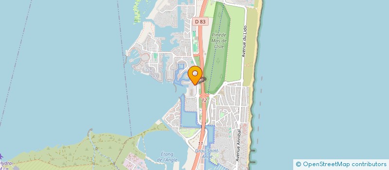 localisation de l'entreprise SYND COPRO RES NAUTIDE IV  LE BARCARES