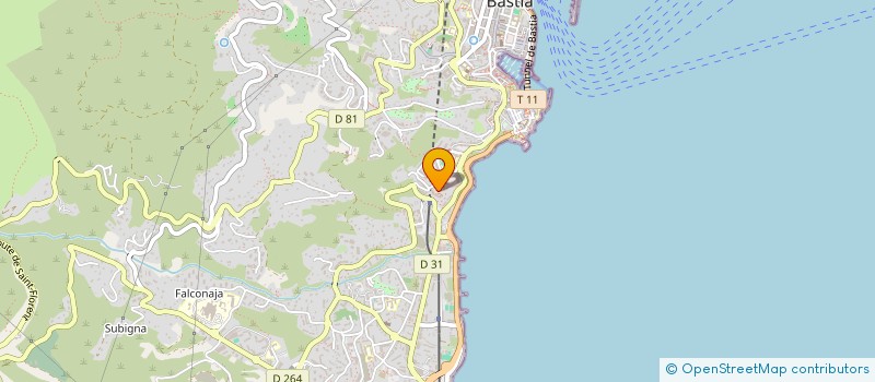 localisation de l'entreprise SYND COPRO RES NOUVELLE CORNICHE à BASTIA