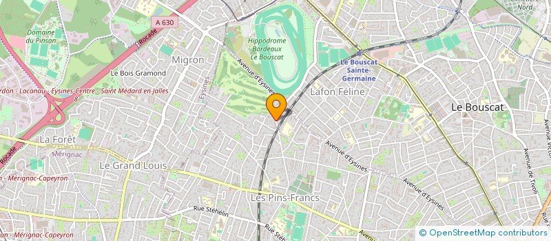 localisation de l'entreprise SYND COPRO RES OPEN DU GOLF  BORDEAUX