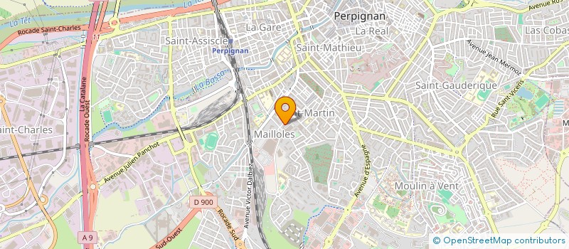 localisation de l'entreprise SYND COPRO RES PARC BACCHUS D  PERPIGNAN