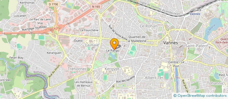 localisation de l'entreprise SYND COPRO RES PARGO 2 à VANNES