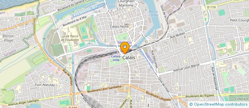 localisation de l'entreprise SYND COPRO RES PAUL BERT  CALAIS