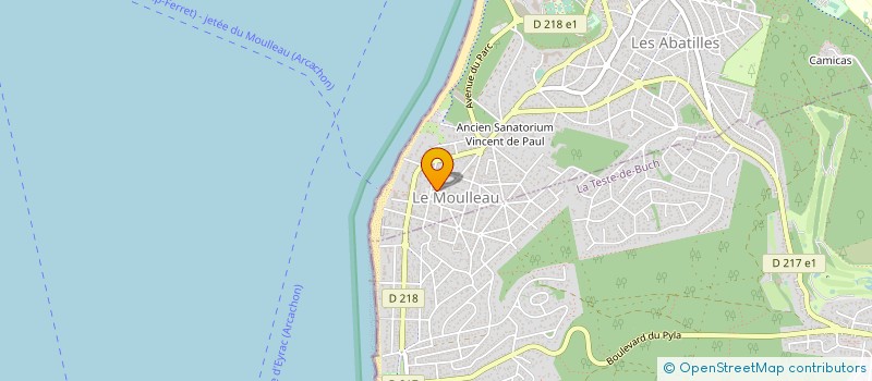 localisation de l'entreprise SYND COPRO RES PAX  ARCACHON