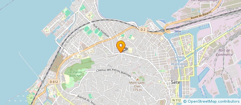 localisation de l'entreprise SYND COPRO RES PIN SOLEIL à SETE