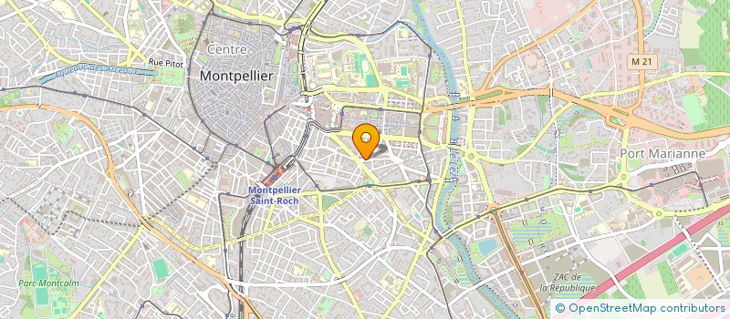 localisation de l'entreprise SYND COPRO RES PLEIN CIEL à MONTPELLIER