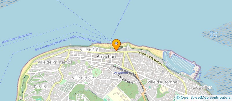 localisation de l'entreprise SYND COPRO RES POINT FRANCE à ARCACHON