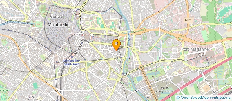 localisation de l'entreprise SYND COPRO RES PONT JUVENAL à MONTPELLIER