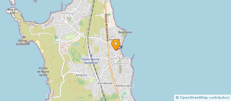 localisation de l'entreprise SYND COPRO RES PORT D ORANGE  SAINT-PIERRE-QUIBERON