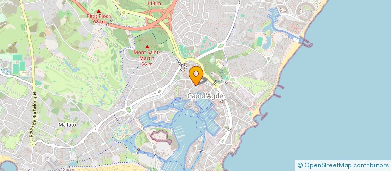 localisation de l'entreprise SYND COPRO RES PORT DAUPHIN 4  AGDE