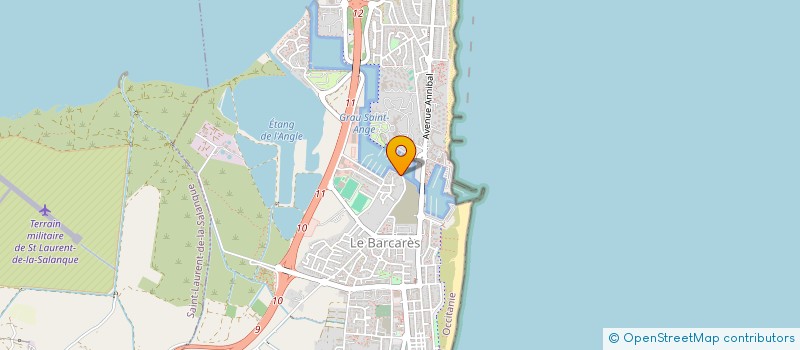 localisation de l'entreprise SYND COPRO RES PORT PLAGE II  LE BARCARES