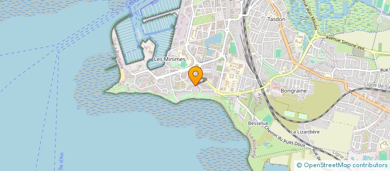 localisation de l'entreprise SYND COPRO RES PORTE OCEANE BAT EF  LA ROCHELLE