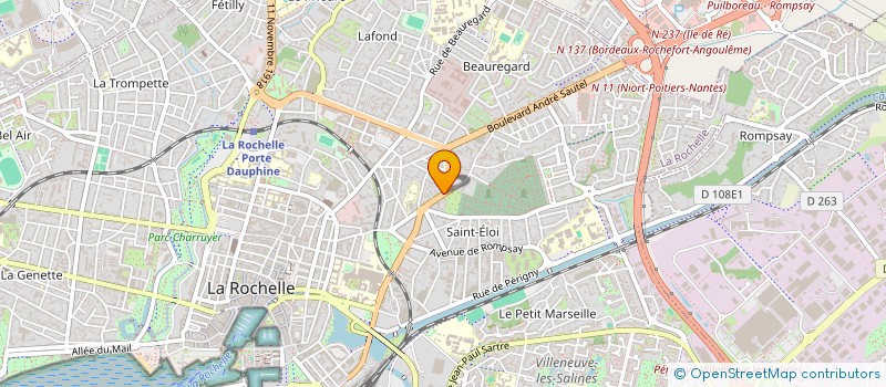 localisation de l'entreprise SYND COPRO RES PORTE ROYALE  LA ROCHELLE