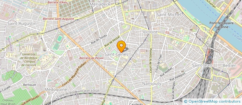 localisation de l'entreprise SYND COPRO RES RICHELIEU  BORDEAUX