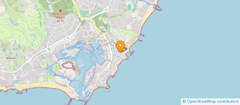 localisation de l'entreprise SYND COPRO RES SABLOTEL  AGDE