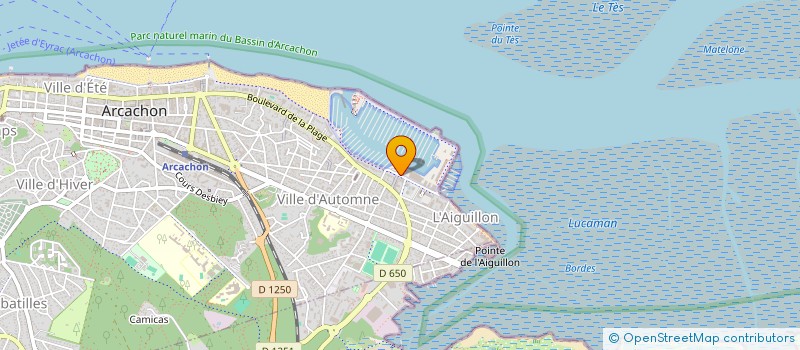 localisation de l'entreprise SYND COPRO RES SAINT FERDINAND  ARCACHON