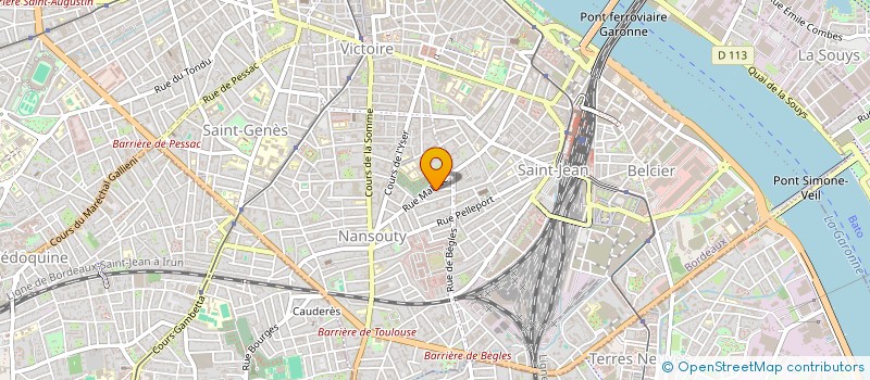 localisation de l'entreprise SYND COPRO RES SAINT MACAIRE  BORDEAUX