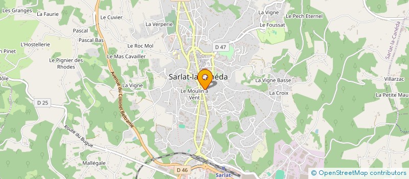 localisation de l'entreprise SYND COPRO RES SARLOVEZE à SARLAT-LA-CANEDA