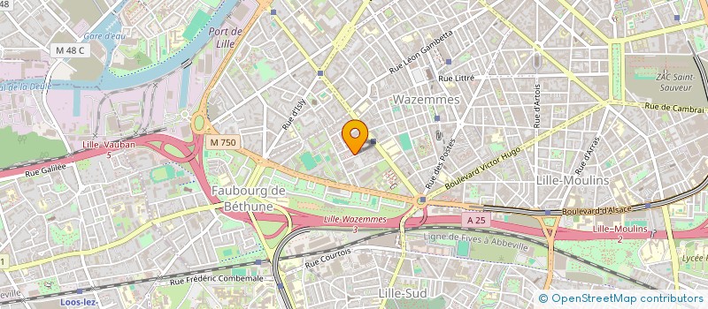 localisation de l'entreprise SYND COPRO RES SOLFERINO GAMBETTA à LILLE