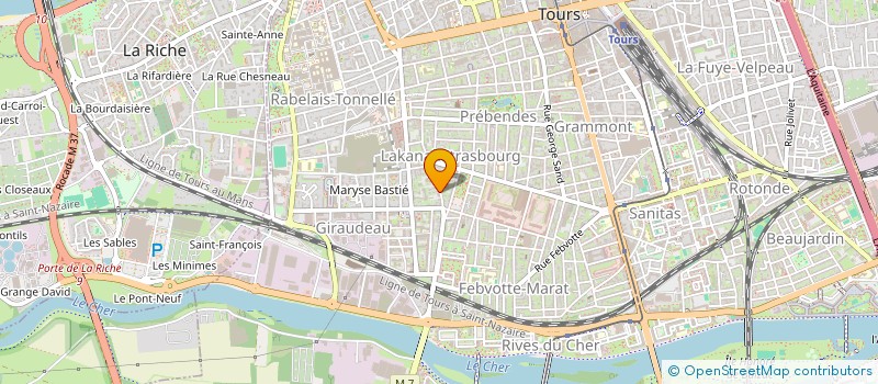 localisation de l'entreprise SYND COPRO RES STRASBOURG CHEVALLIER  TOURS