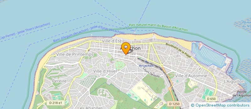 localisation de l'entreprise SYND COPRO RES SULLY  ARCACHON