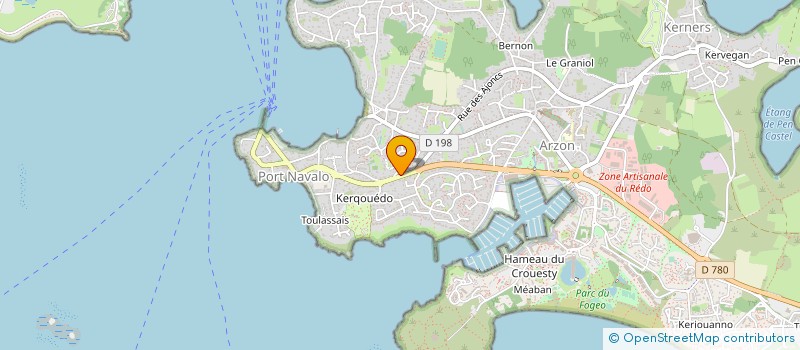 localisation de l'entreprise SYND COPRO RES TERRASSES DE PORT NAVALO  ARZON