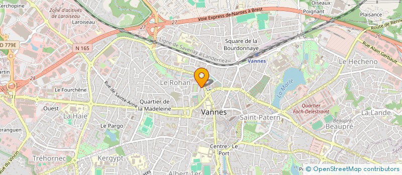 localisation de l'entreprise SYND COPRO RES TERRASSES DU PALAIS 4 à VANNES
