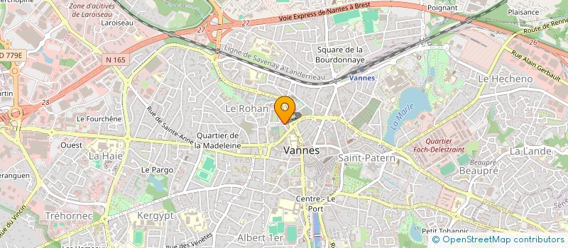 localisation de l'entreprise SYND COPRO RES TERRASSES PALAIS 2 à VANNES