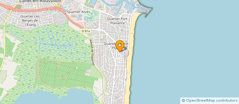 localisation de l'entreprise SYND COPRO RES TOBAGO  CANET-EN-ROUSSILLON