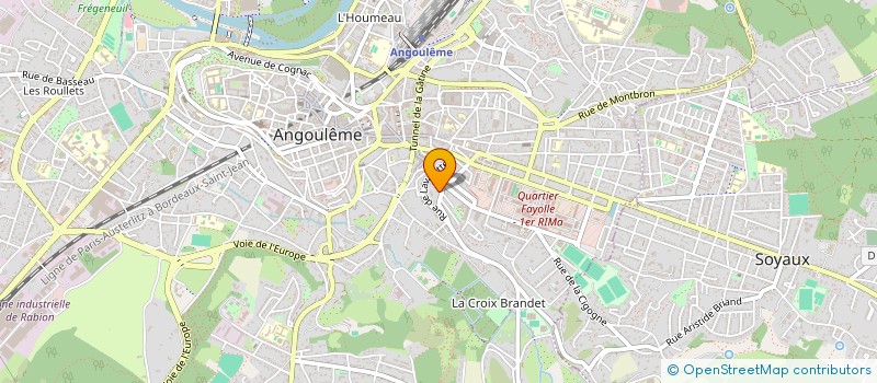 localisation de l'entreprise SYND COPRO RES TOURGARNIER à ANGOULEME