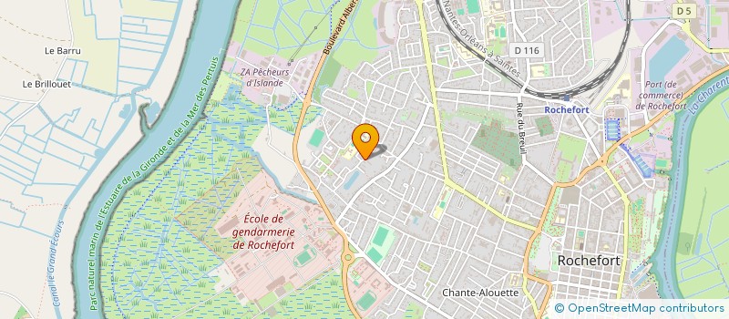 localisation de l'entreprise SYND COPRO RES TRIANON  ROCHEFORT