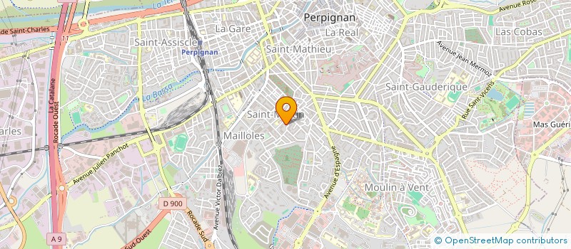 localisation de l'entreprise SYND COPRO RES TUILERIES DE LAROCHE  PERPIGNAN