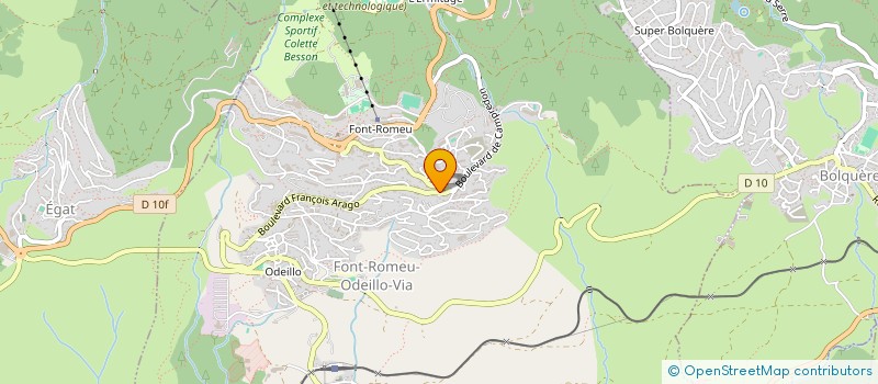 localisation de l'entreprise SYND COPRO RES VAL SOLEIL  FONT-ROMEU-ODEILLO-VIA