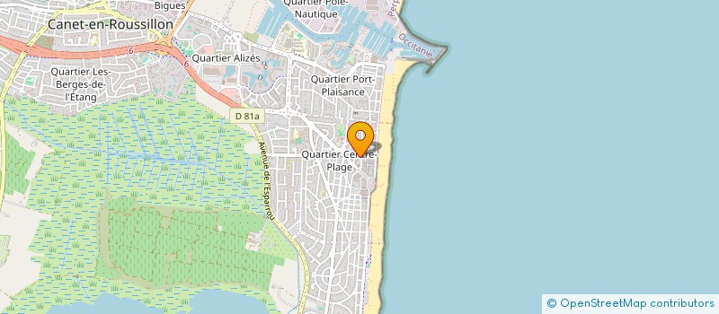 localisation de l'entreprise SYND COPRO RES VALLESPIR  CANET-EN-ROUSSILLON